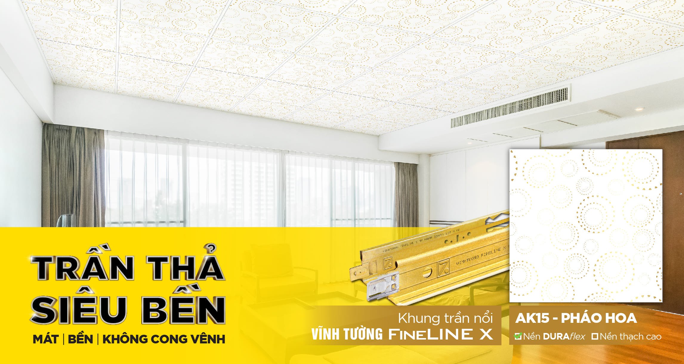 Trần thả Vĩnh Tường Siêu Bền