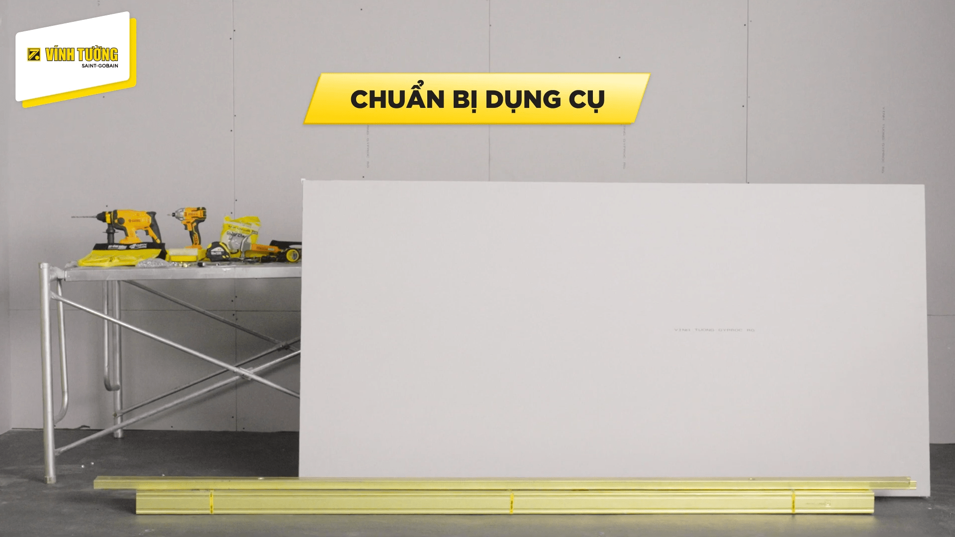 chuẩn bị dụng cụ