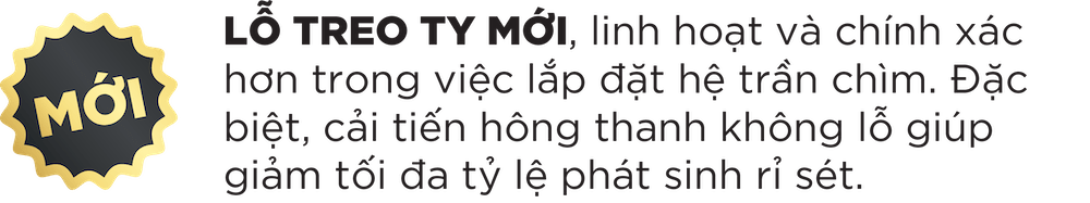 Lỗ ti treo mới